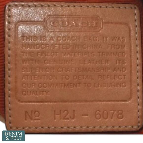 Coach Signature Canvas & Leather Crossbody Messenger Bag Brown Tan Flap Buckle - Picture 12 of 14